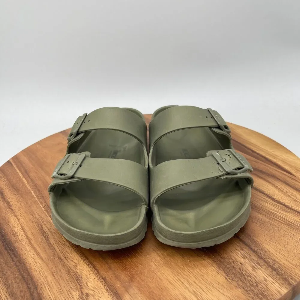 Birkenstock Arizona EVA Mens Size 11 / 44 Army Green Sandals Summer Beach Casual